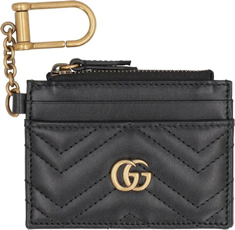 gucci key chain money pocket|gucci gg marmont key chain.